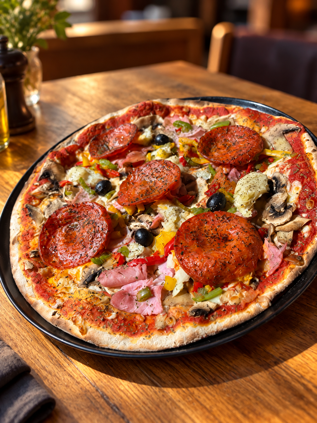 Pizza au feu de bois de La Petite Venise